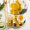 22-Inch Gold 3 Tier Metal Mirror Glass Hanging Bird Cage CUPCAKE STAND Party